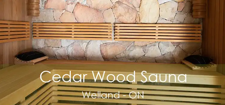  Cedar Wood Sauna Welland - ON
