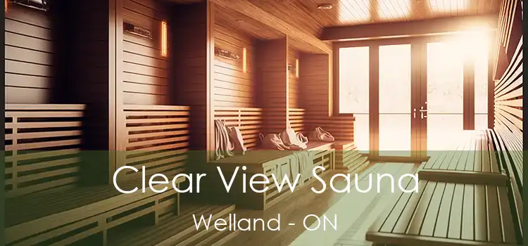  Clear View Sauna Welland - ON